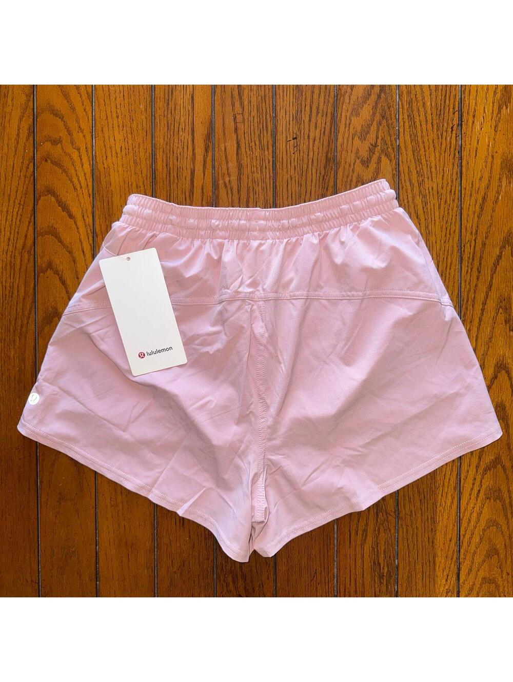 Lululemon Pace Rival Short High Rise 3” Pink Haze Size 4 NWT